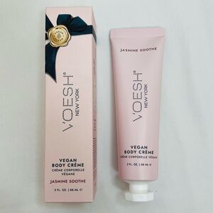 VOESH Vegan Body Cream Jasmine Soothe Lotion Moisturizer Cream 3oz/88mL Box